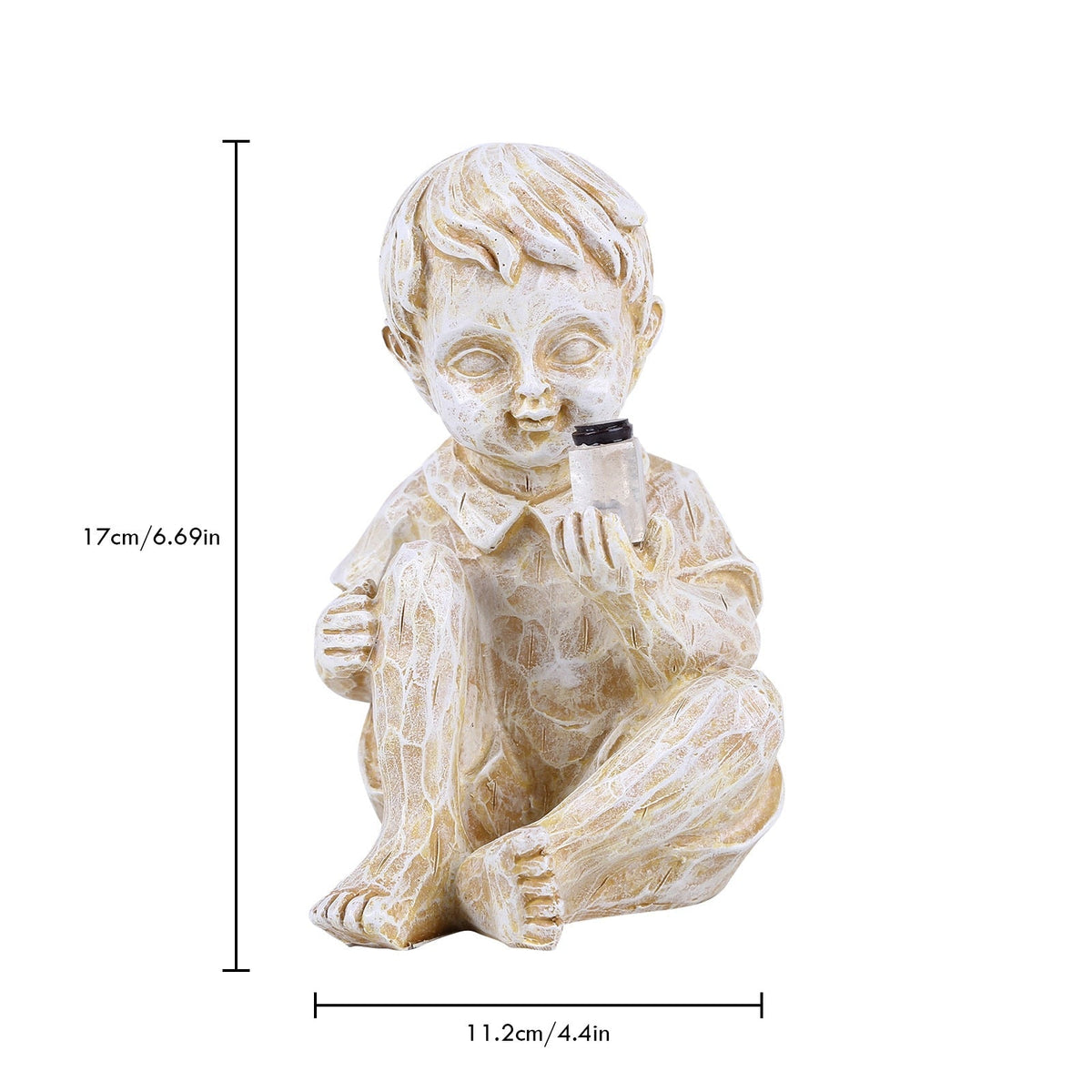 Kinderen met Zonnevlammetjes Tuinbeelden