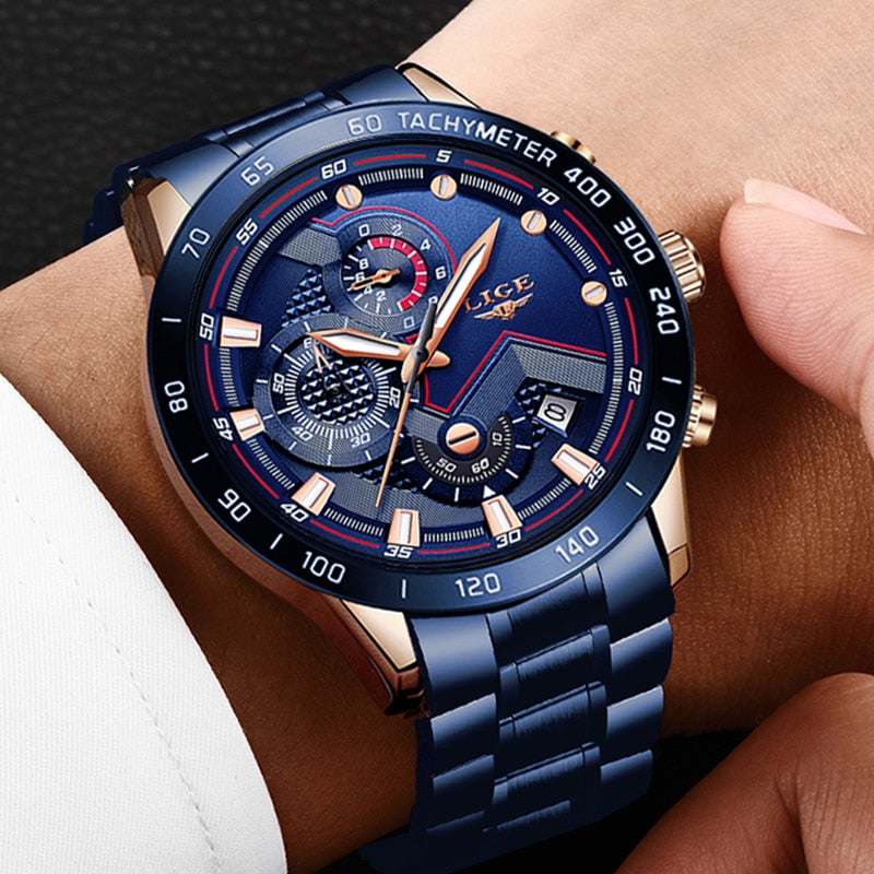 Heren Chronograaf Luxe Polshorloge