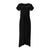 Korte Mouw Ronde Hals Maxi Jurk