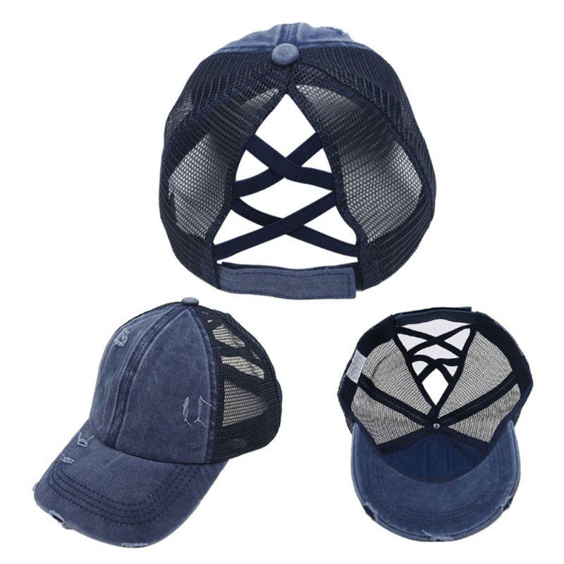 Criss Cross Paardestaart Cap