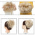 Rommelige knot haar scrunchie