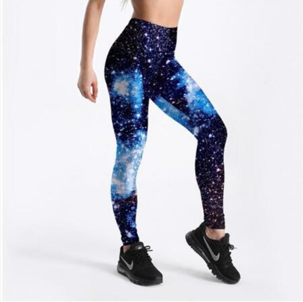 3D Gedrukte Galaxy Leggings