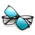 Zonnebril met meerdere Clips