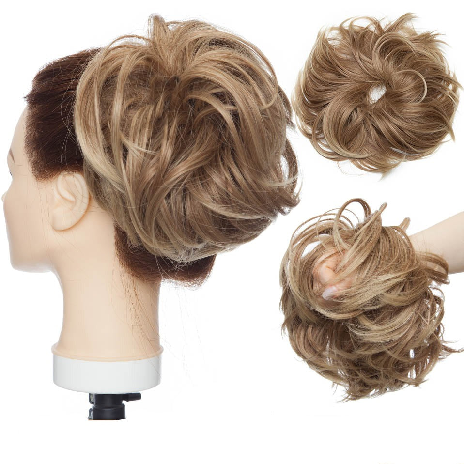 Rommelige knot haar scrunchie