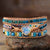 Opaal Hart Wikkel Armband