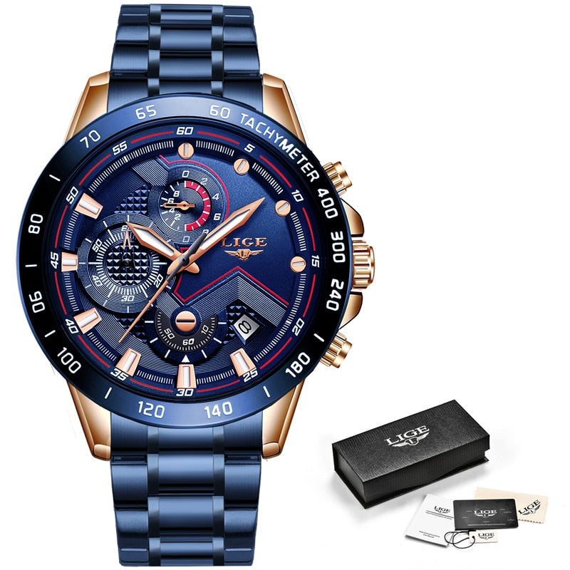 Heren Chronograaf Luxe Polshorloge