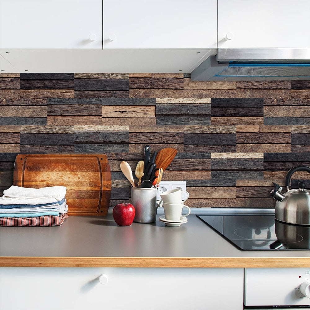 Waterdichte 3D Tegelstickers (9 stuks)