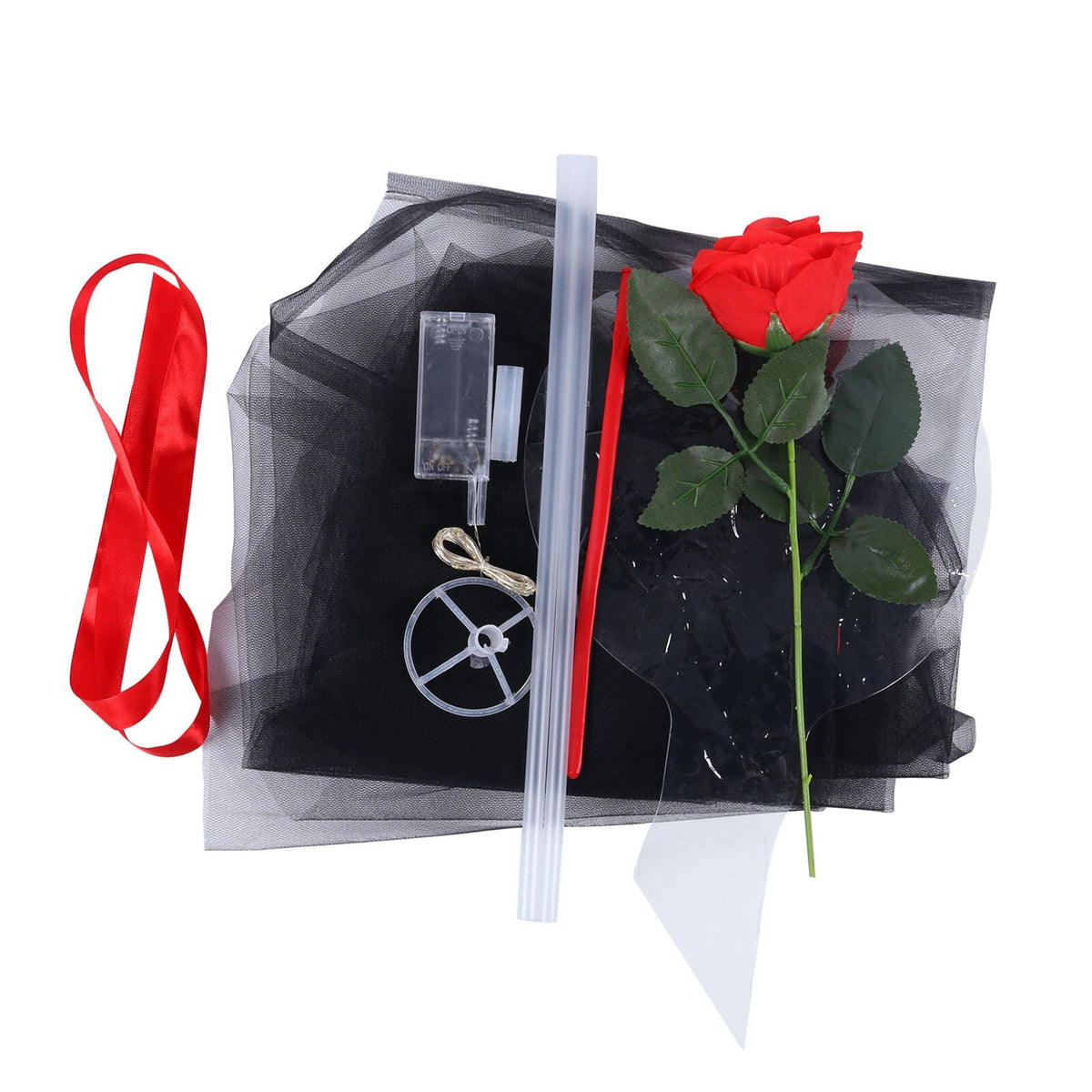 LED Lichtgevende Ballon Rozenboeket (Doe-het-zelf pakket)