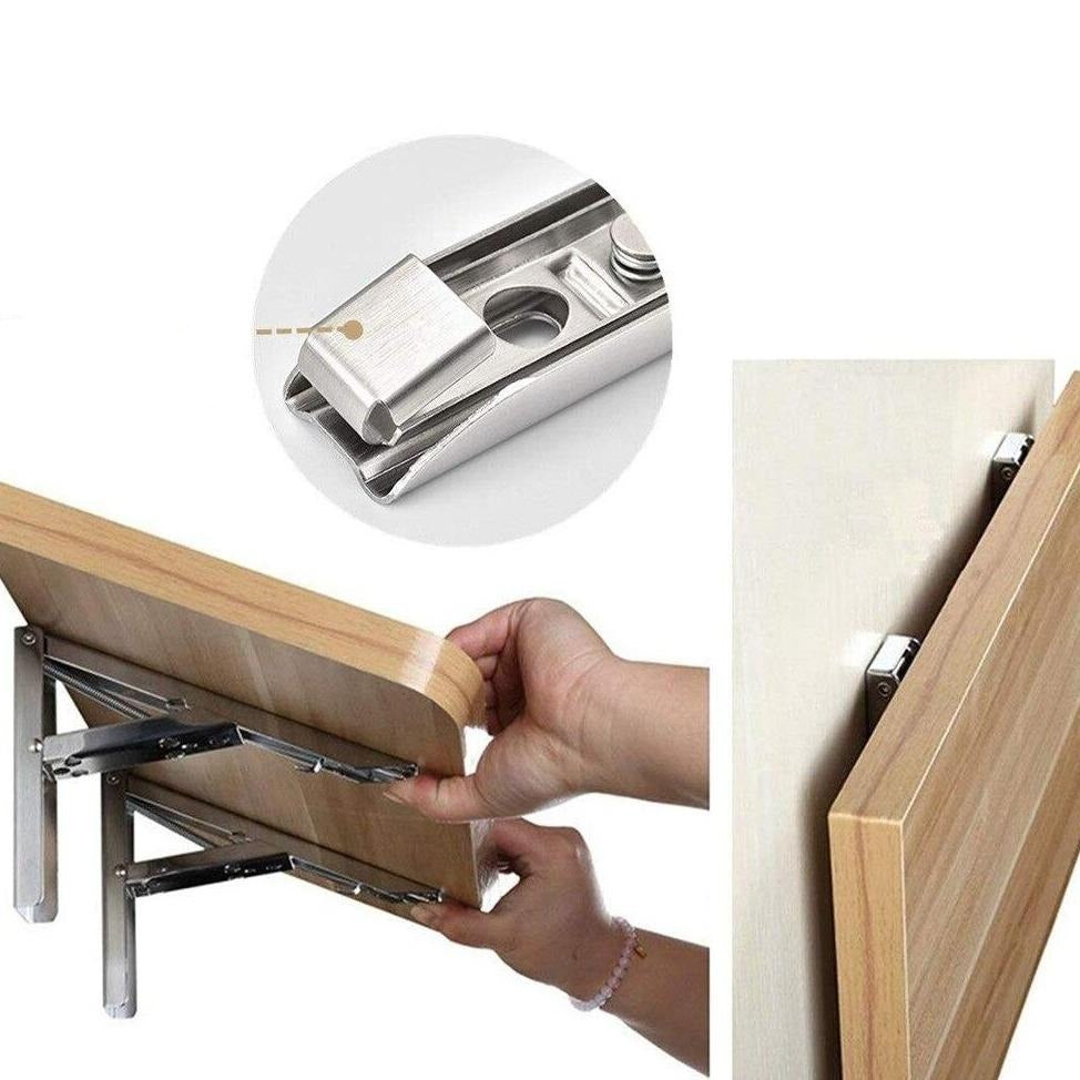 Opvouwbare Muur Plank Beugel (2stuks)