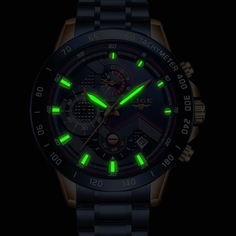 Heren Chronograaf Luxe Polshorloge