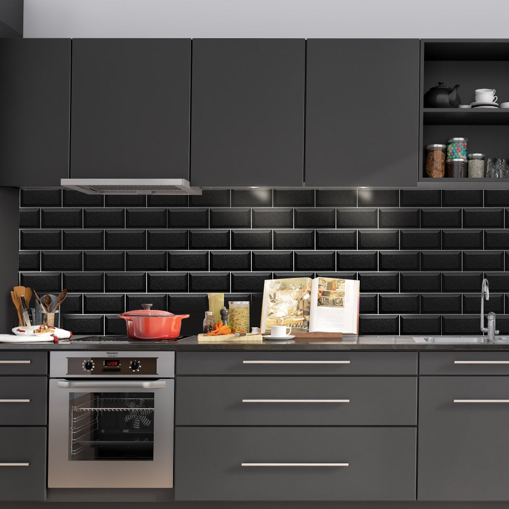 Waterdichte 3D Tegelstickers (9 stuks)