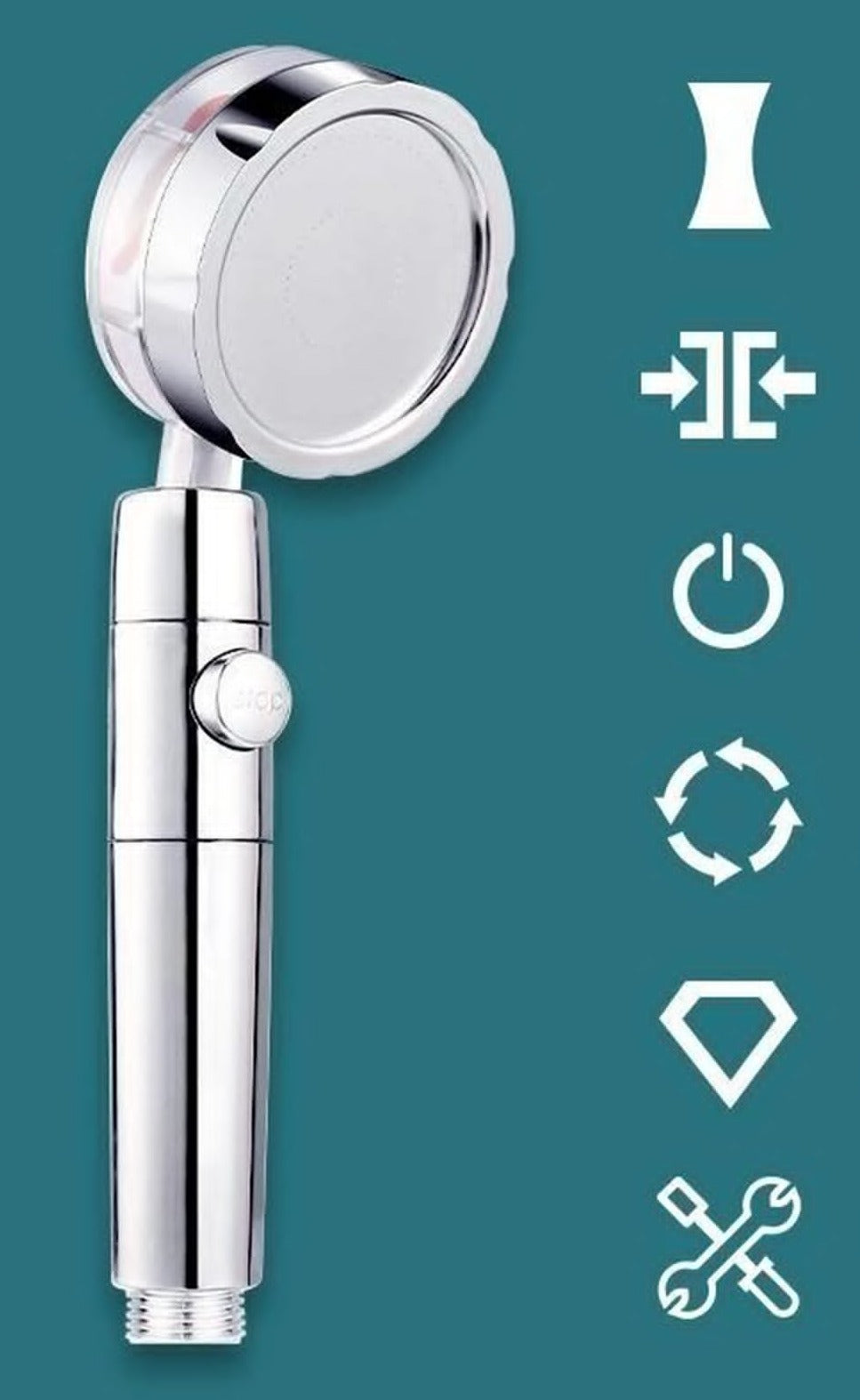 Turbo Flow 360° Douchekop