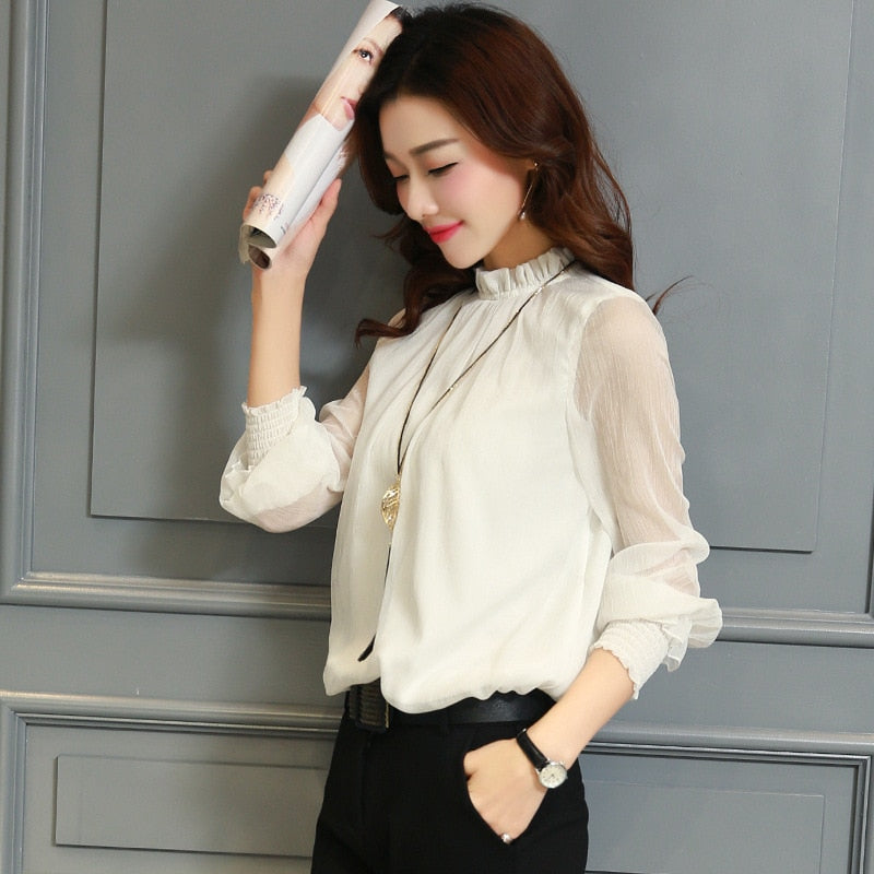Elegante Chiffon Blouse