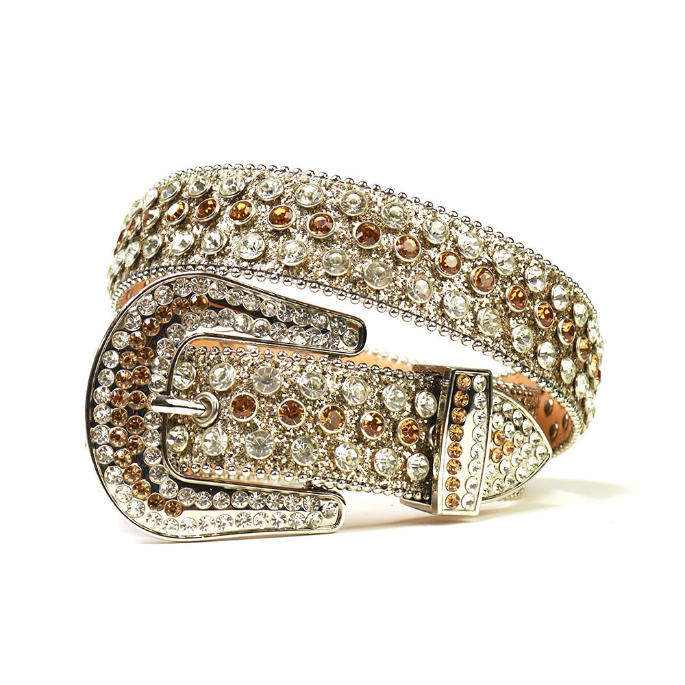 Bergkristal Diamant Riem