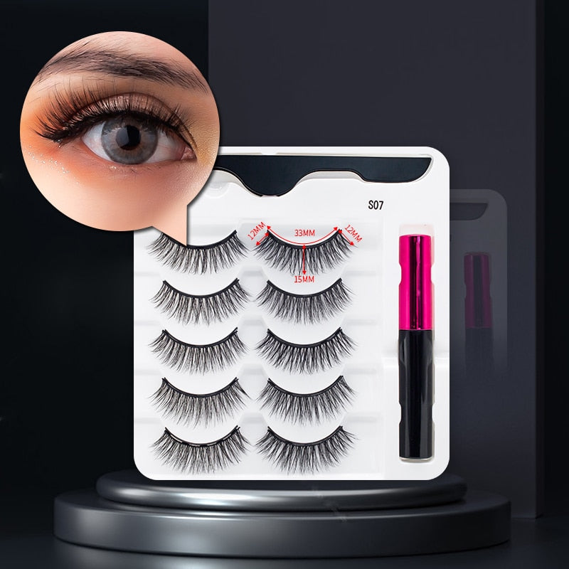Magnetische Valse Wimpers en Eyeliner Set