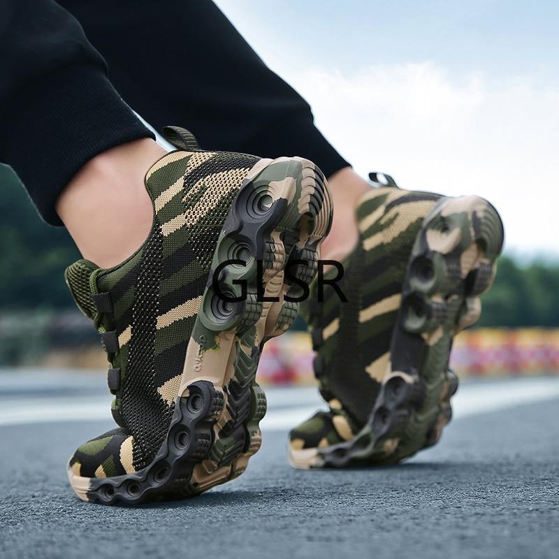 Camouflage Ademend Sneakers