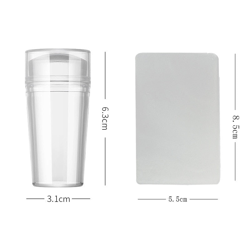 Silicone Nagel Stamper (3 SETS)