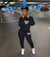 Roze Letter Print Trainingspak