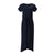 Korte Mouw Ronde Hals Maxi Jurk