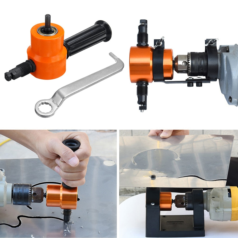 Dubbele kop Metaal knabbelschaar