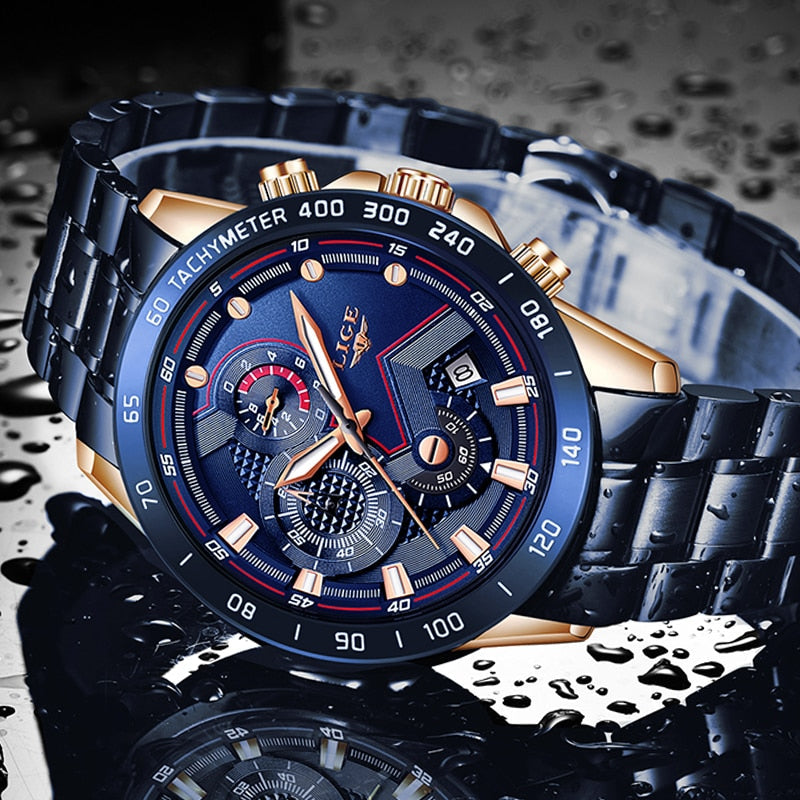 Heren Chronograaf Luxe Polshorloge