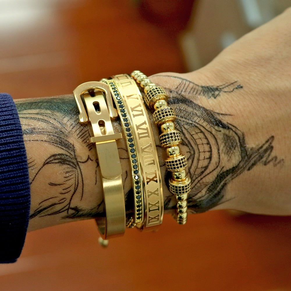 Titanium Armband Set