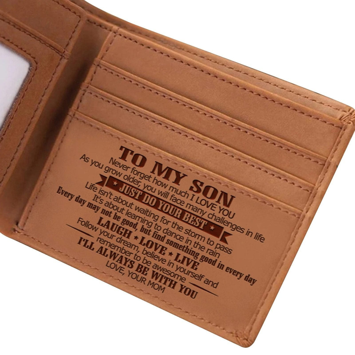 Mam aan Zoon - Gepersonaliseerde Portemonnee