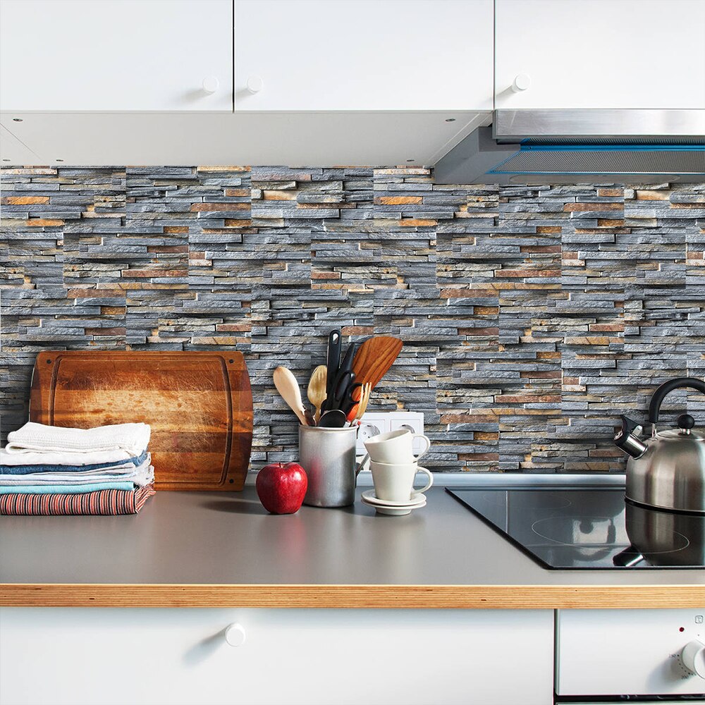 Waterdichte 3D Tegelstickers (9 stuks)