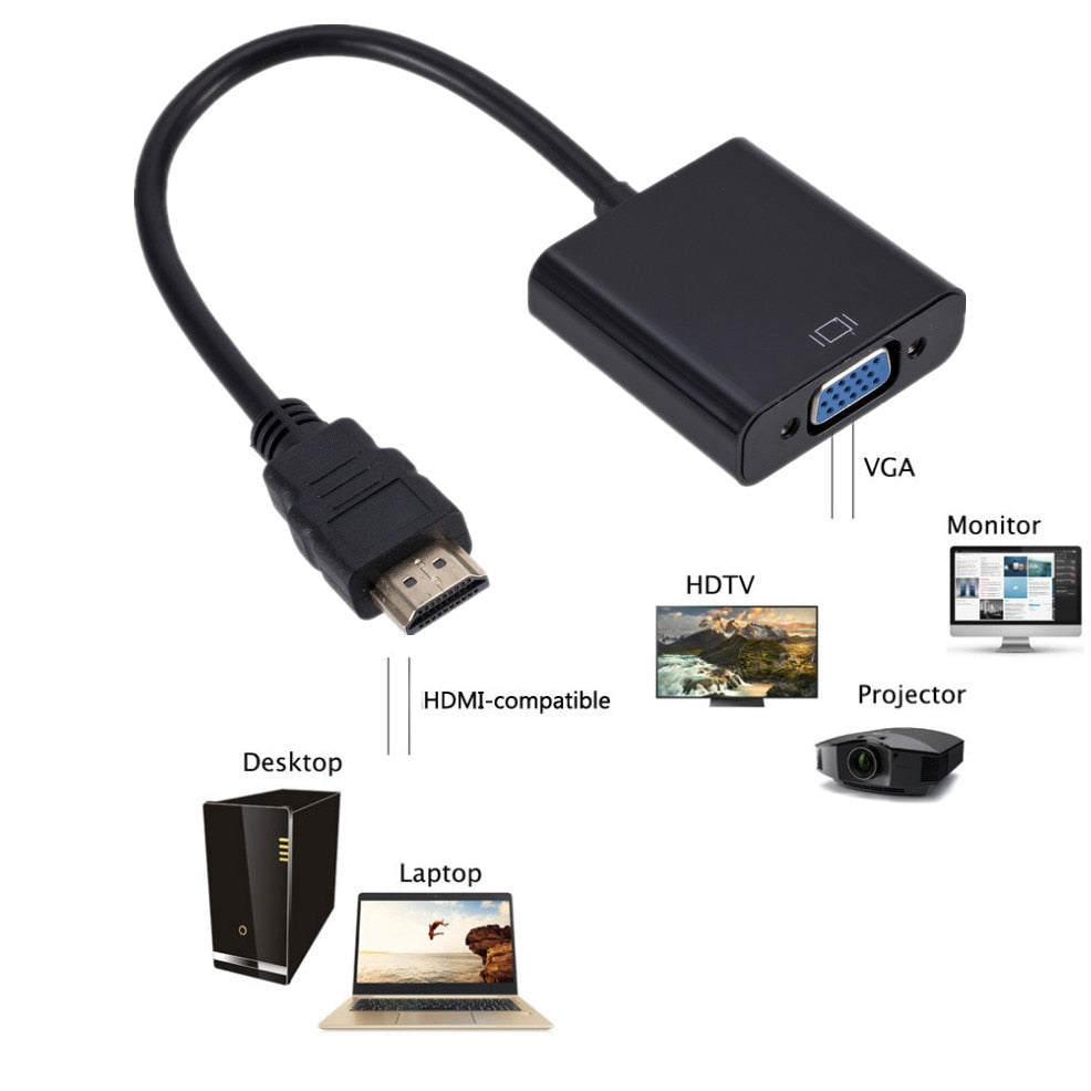 HDMI naar VGA-adapter