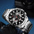 Curren 3 wijzerplaten Chronograaf Luxe Polshorloge