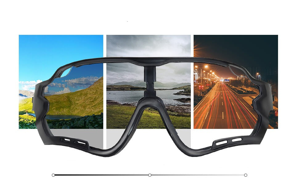 Fotochromische zonnebril