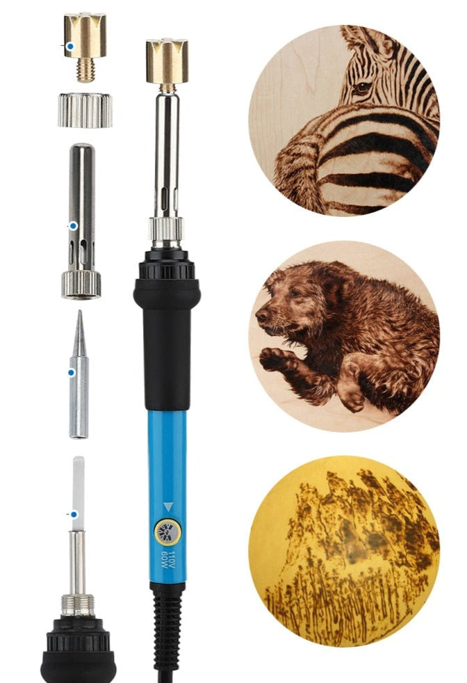 Wood Burning Pyrography Kit