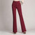 Slanke Uitlopende High Waist Broek