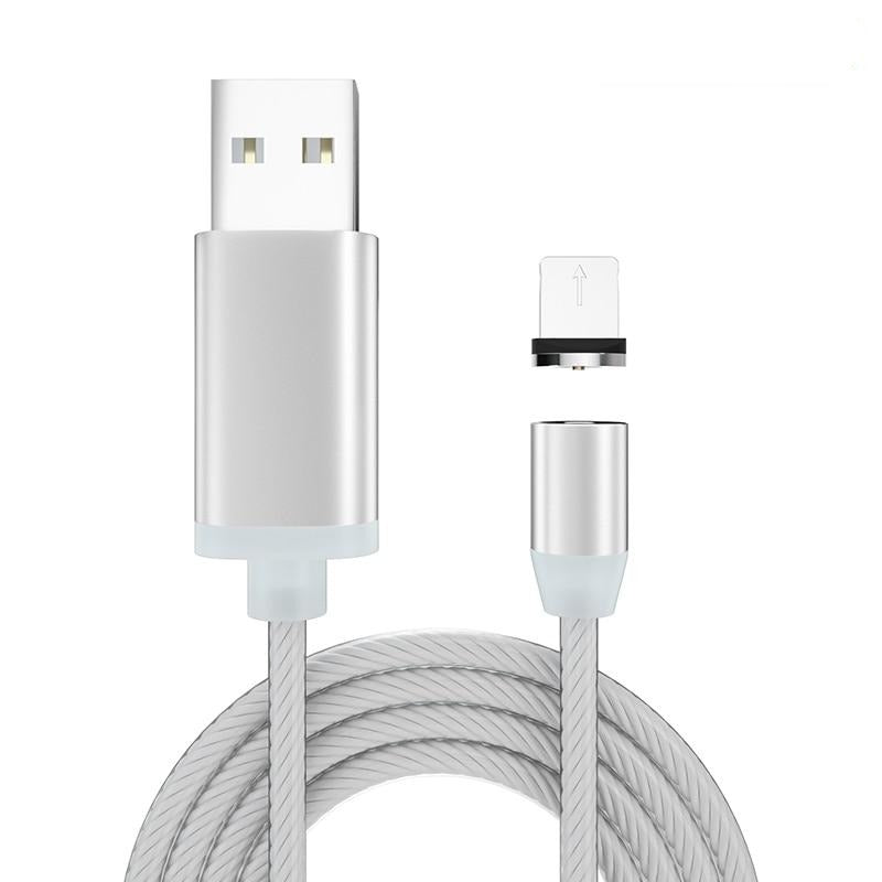 iGlow Gloeiende LED Magnetische 3 in 1 USB Oplaadkabel