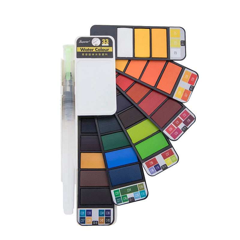 Aquarel Waterverf Schilderset