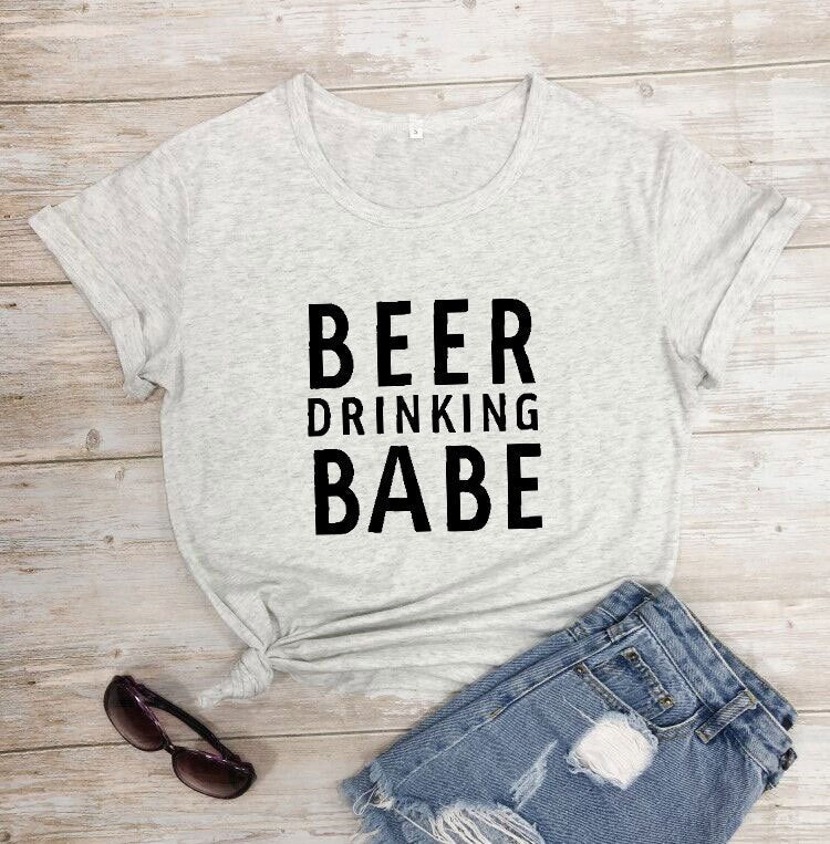 Bierdrinkende Babe T-shirt