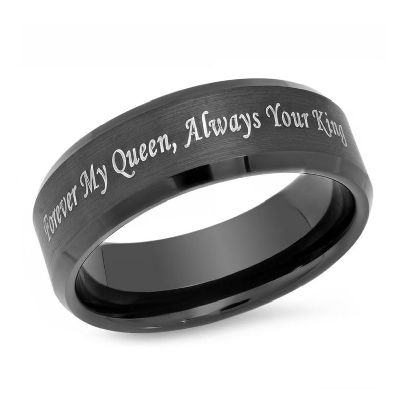 Zwarte Promise Ring