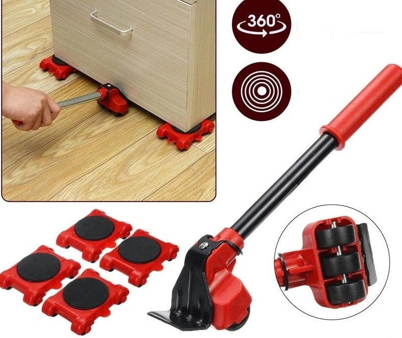 Gemakkelijk tilbare meubelmover voor zwaar gebruik