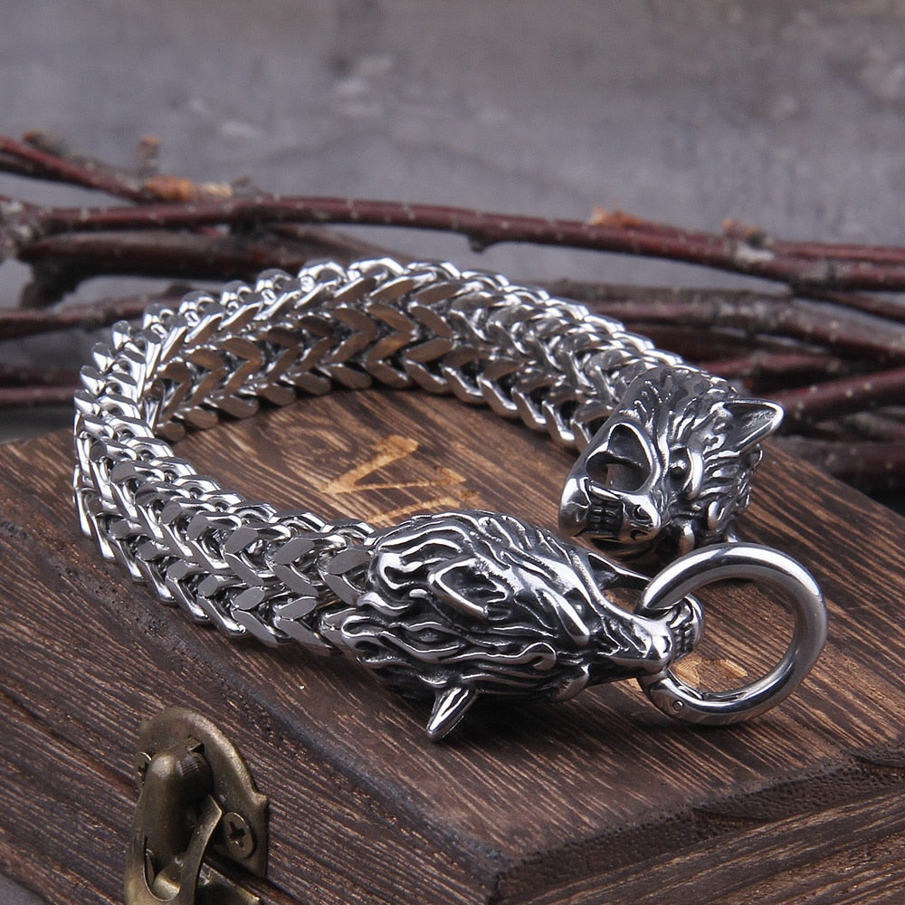 Fenrir Viking armband - (noordse mythologie)