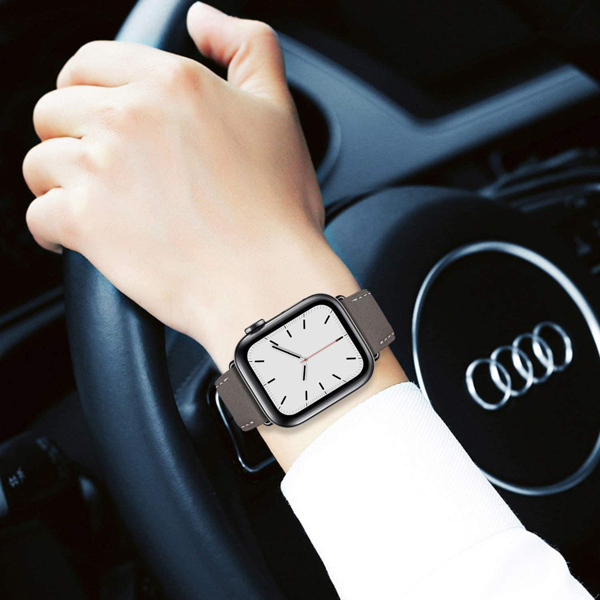 Apple Watch-riem van synthetisch leer