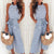 Vrouwen Gestreepte Taille Gordel Wijde Pijpen Jumpsuit