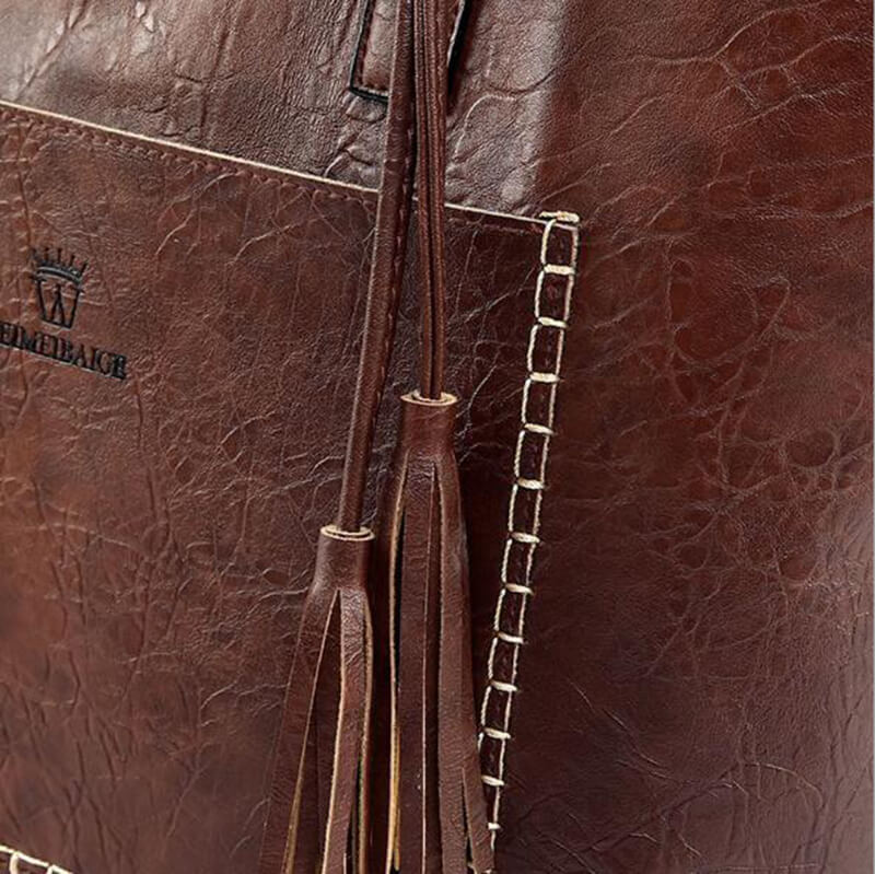 Leren Stijl Schoudertas voor dames