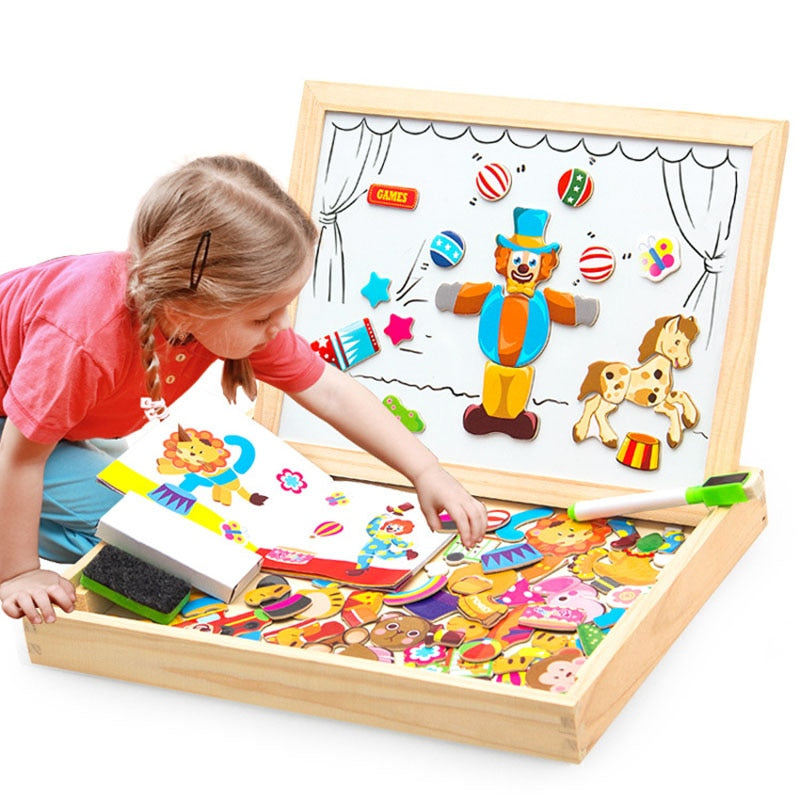 Teken &amp; Puzzel - Educatief Magneetbord