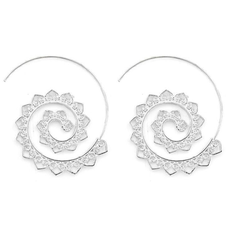 Boheemse Spiraal Hippie Oorbellen