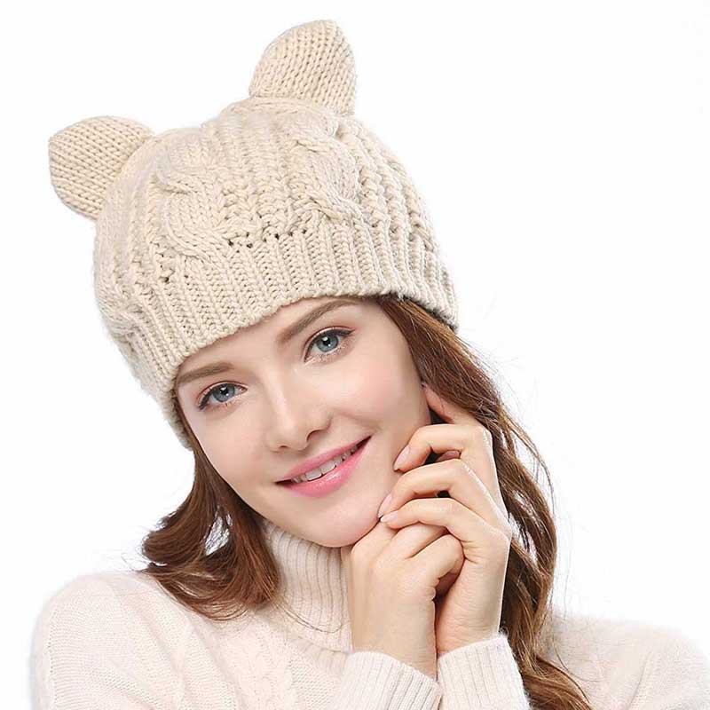 Kattenoor muts