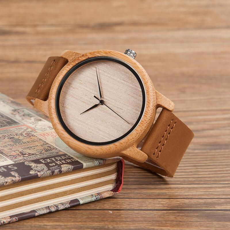 Houten horloge