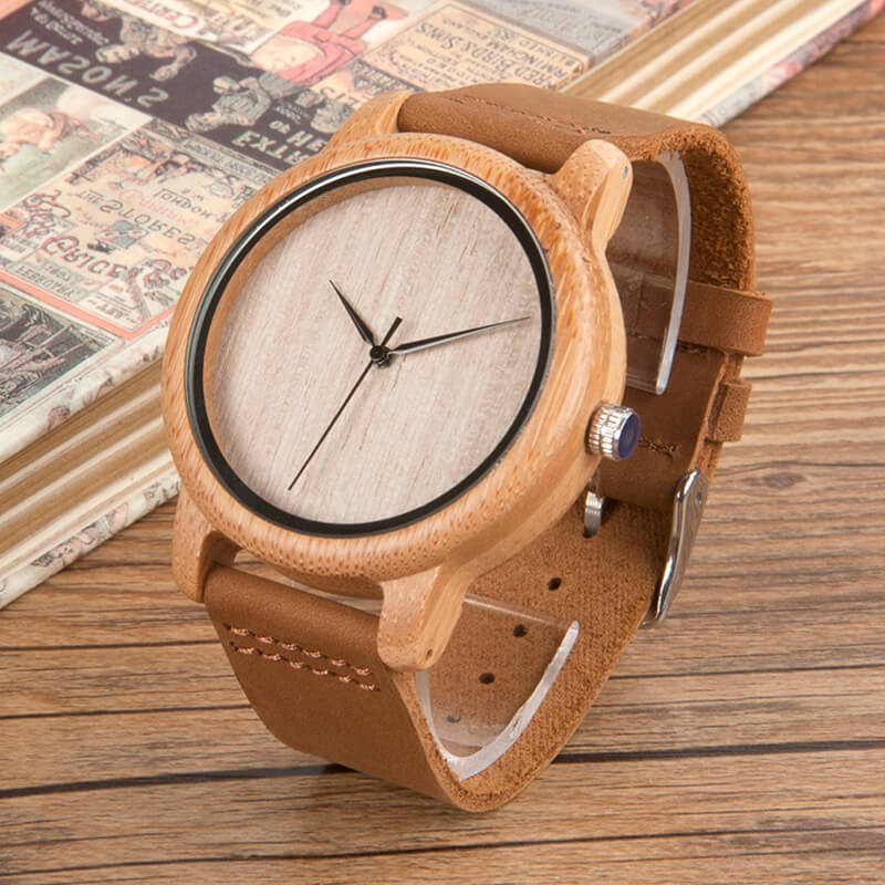 Houten horloge
