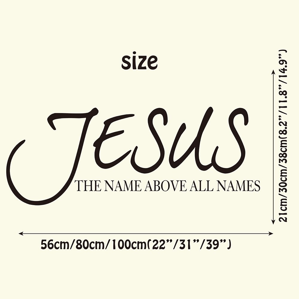 Jezus Naam Boven Alle Namen Wall Sticker