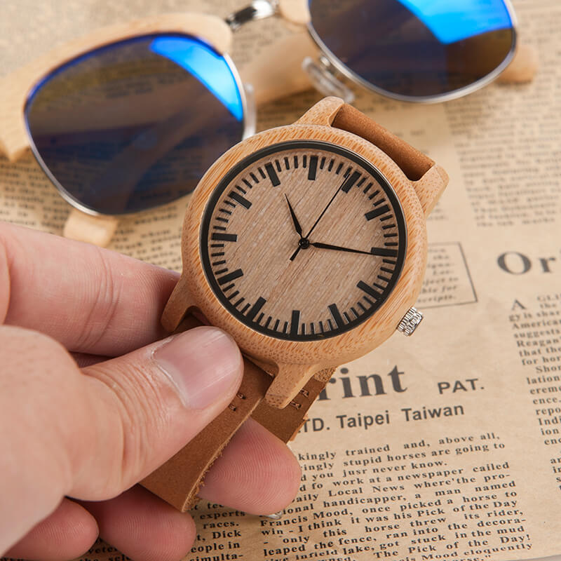 Houten horloge