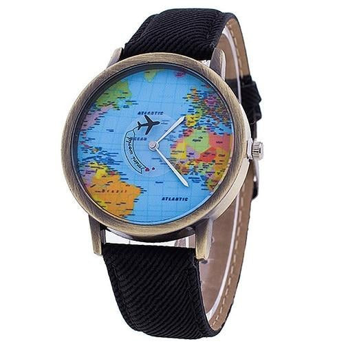 Vintage Traveler&#39;s Leather Watch